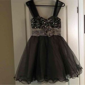 Cute black and tool dress