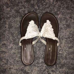 Ruffled Sandals