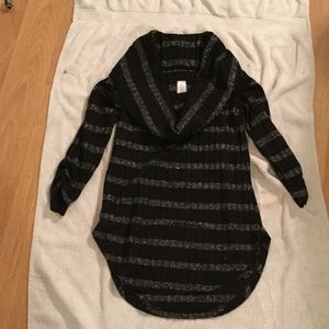 Grey and silver formal blouse