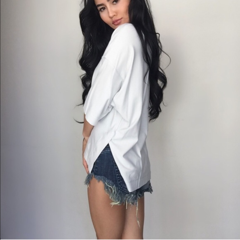 Oversized Stone Gray Top from ekAttire