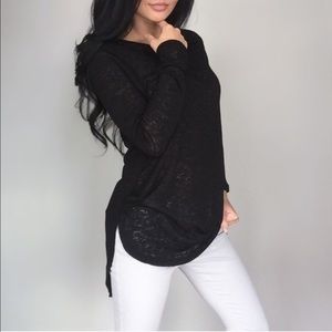 Black Lushy Long Sleeve from ekAttire