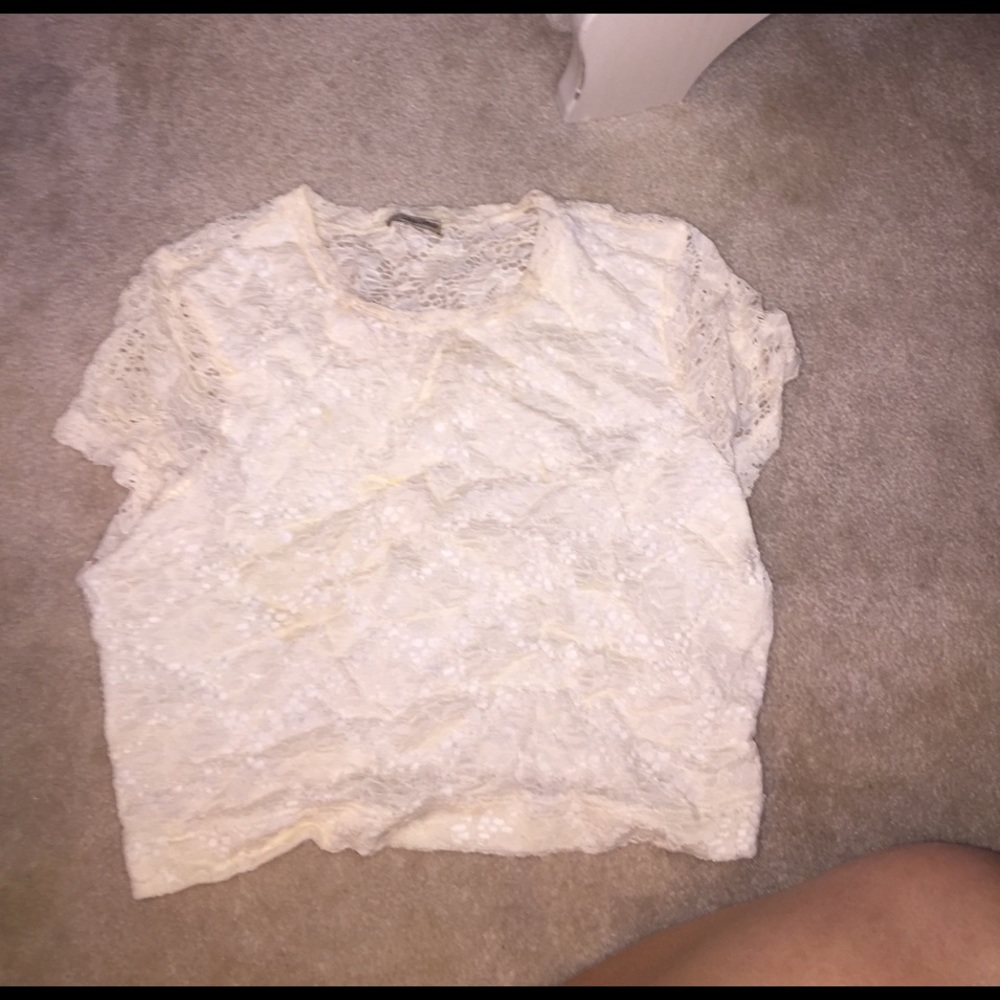 Lace crop top