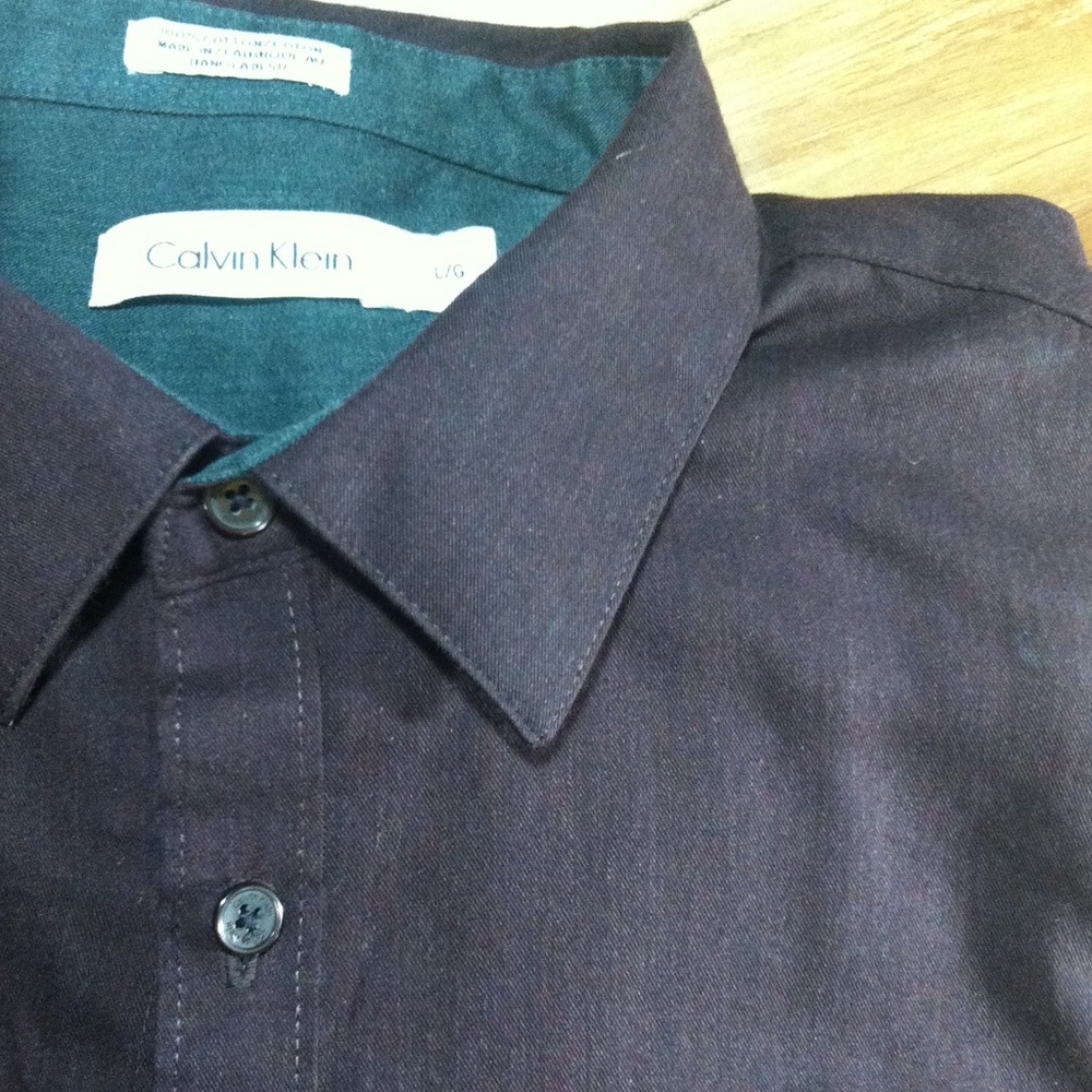 Calvin Klein Long Sleeve Button Down
