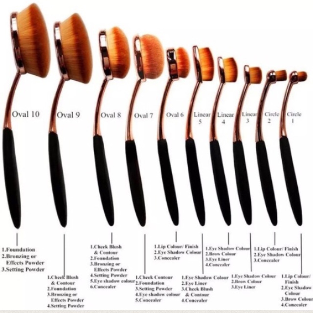 💯% Brand New Profesional Makeup Brushes - Picture 3 of 4