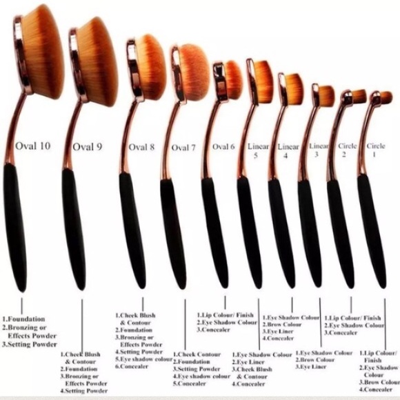 💯% Brand New Profesional Makeup Brushes - Picture 3 of 4