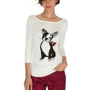 WHBM Frenchie Sweater