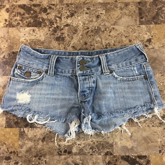 Hollister Pants - Hollister Cut-Off Distressed Denim Jean Shorts!