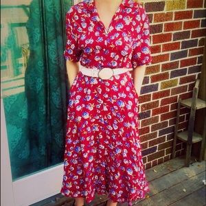 Vintage Ralph Lauren Floral Dress