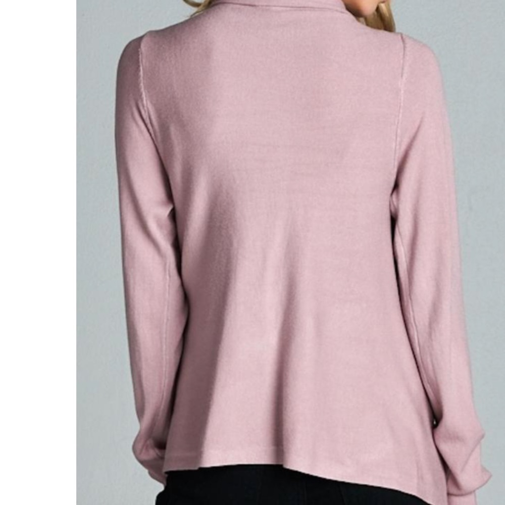 🍂Boho Fringe Sweater 🍂 Gray or Blush 🍁 - Picture 3 of 3