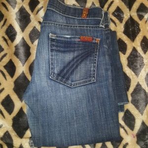 Size 25 7 for all mankind dojo jeans