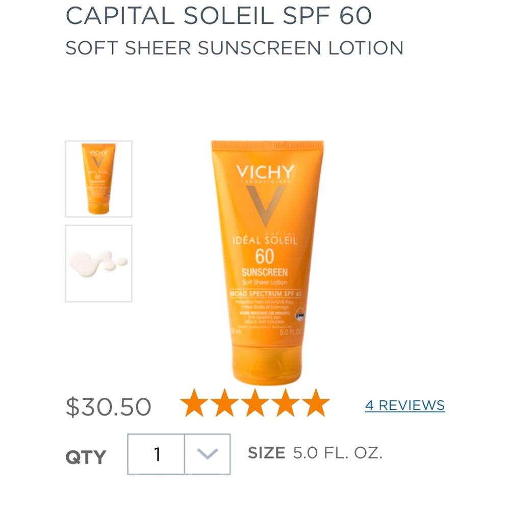 Brand new Vichy lotion