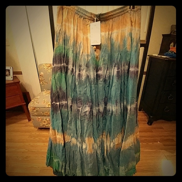 Tie dye maxi skirt - Picture 1 of 4