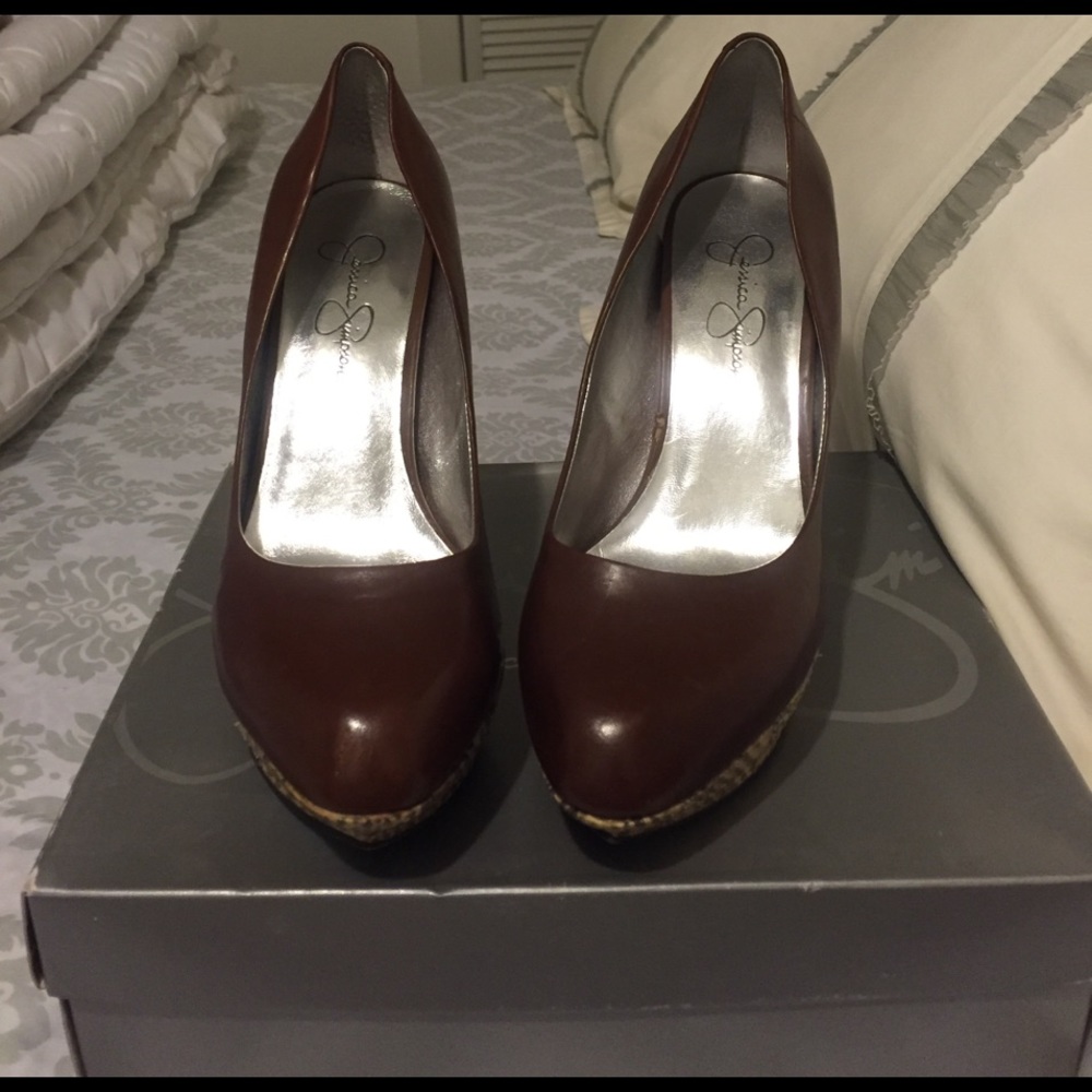 Jessica Simpson wedge heels