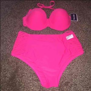 New high waist swimsuit size Large