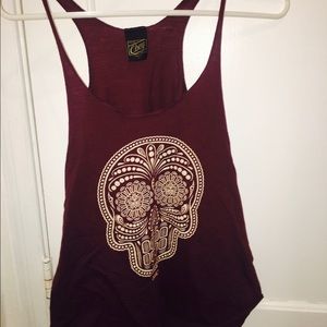 Skull tank top