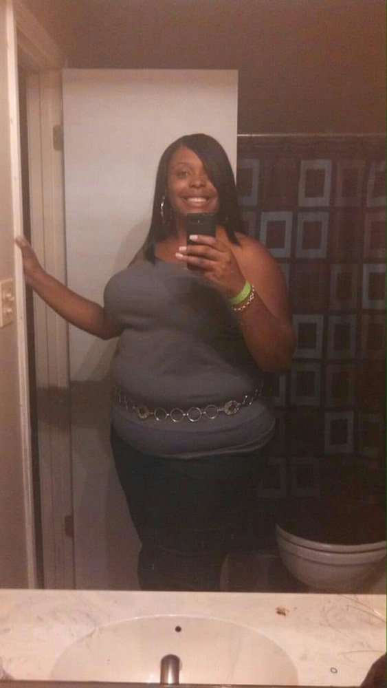 Gray Strapless top with belt