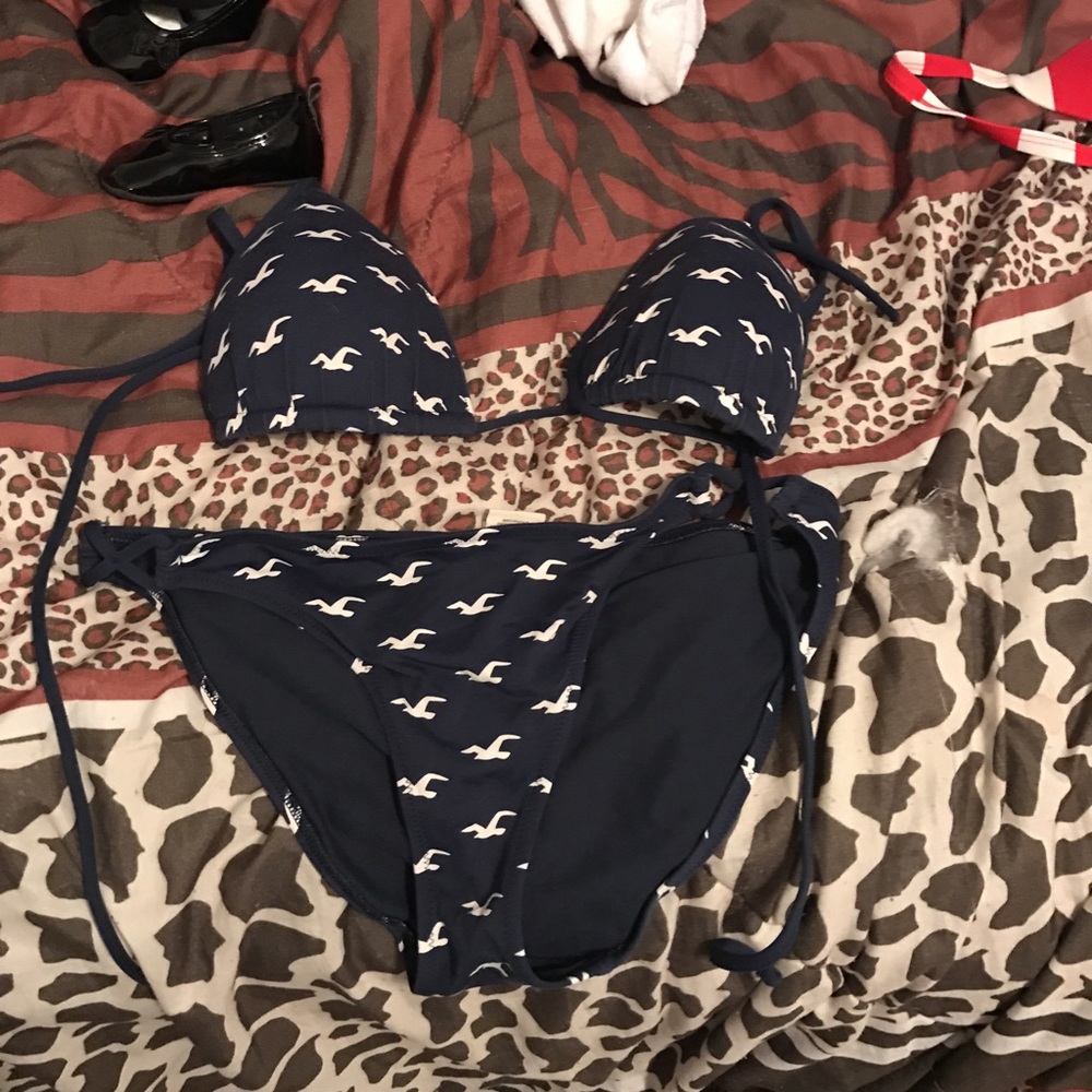 Navy Blue Hollister Bikini - Picture 1 of 1