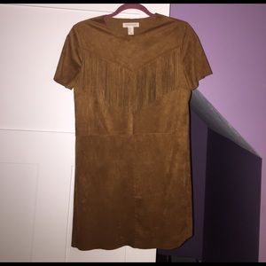 Faux suede Forever 21 dress