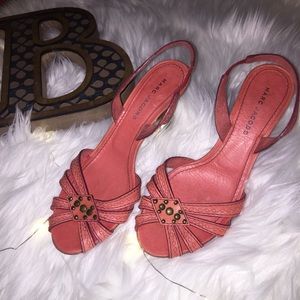 Marc Jacobs chic heels size 9 like new !