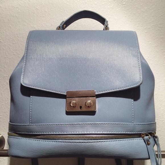 Zara Handbags - ZARA Blue Lady Like Convertible backpack