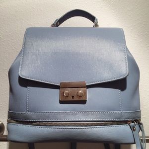 ZARA Blue Lady Like Convertible backpack