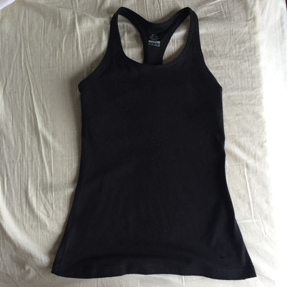 Nike Black DriFit Workout Racerback Tank