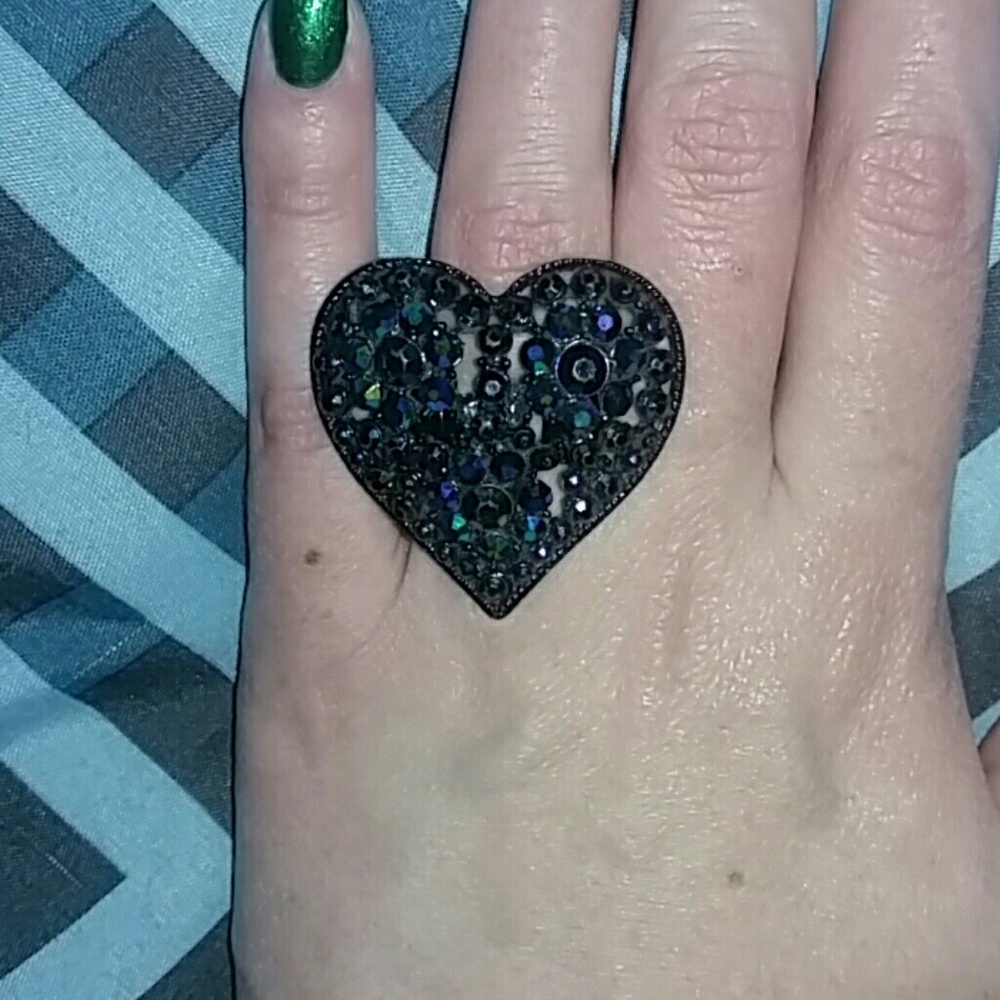 Blue Jeweled Ring