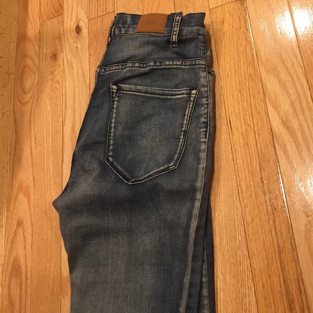 BDG blue jean skinny jeans