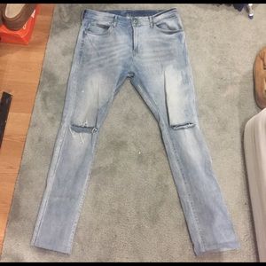 H&M Skinny Lightwash Denim