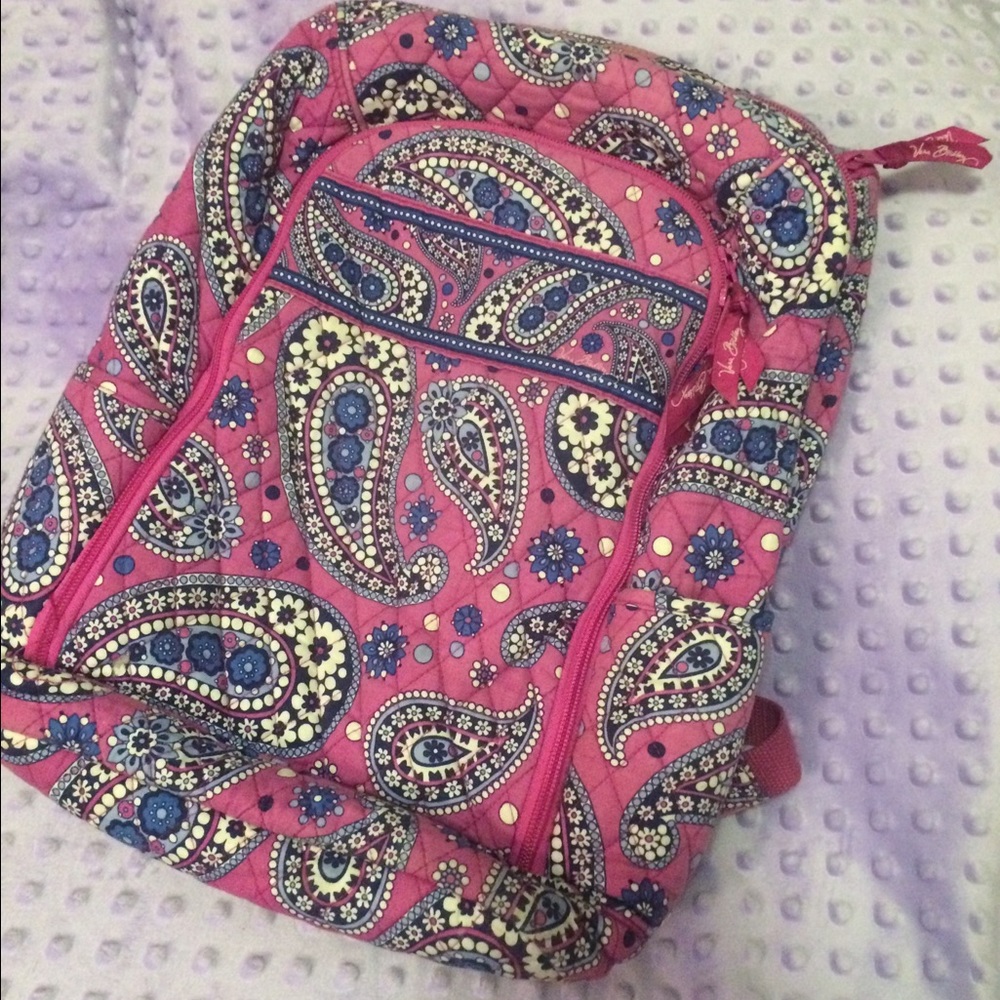 Vera Bradley Boysenberry Laptop Backpack