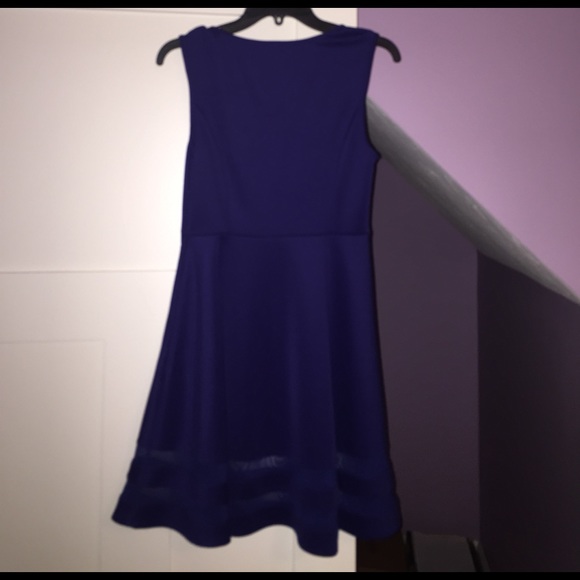 Lulu's navy blue/ purple dress - Picture 2 of 4