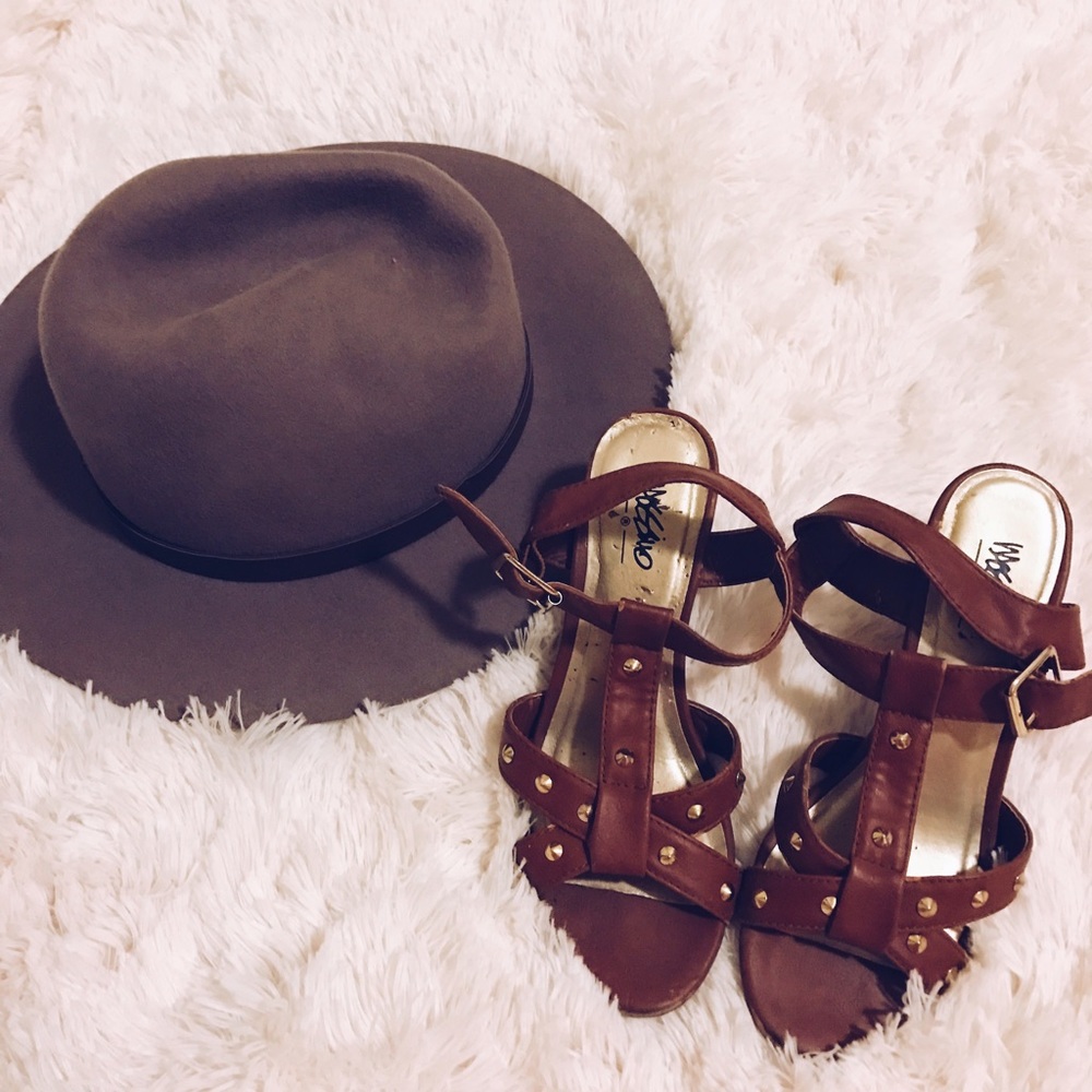 Studded Sandal Heels