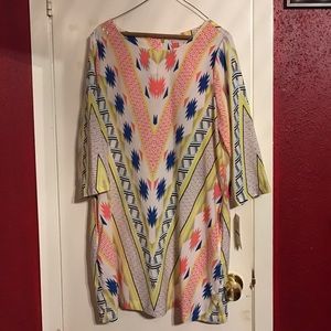 Aztec Tribal Print dress New with Tags