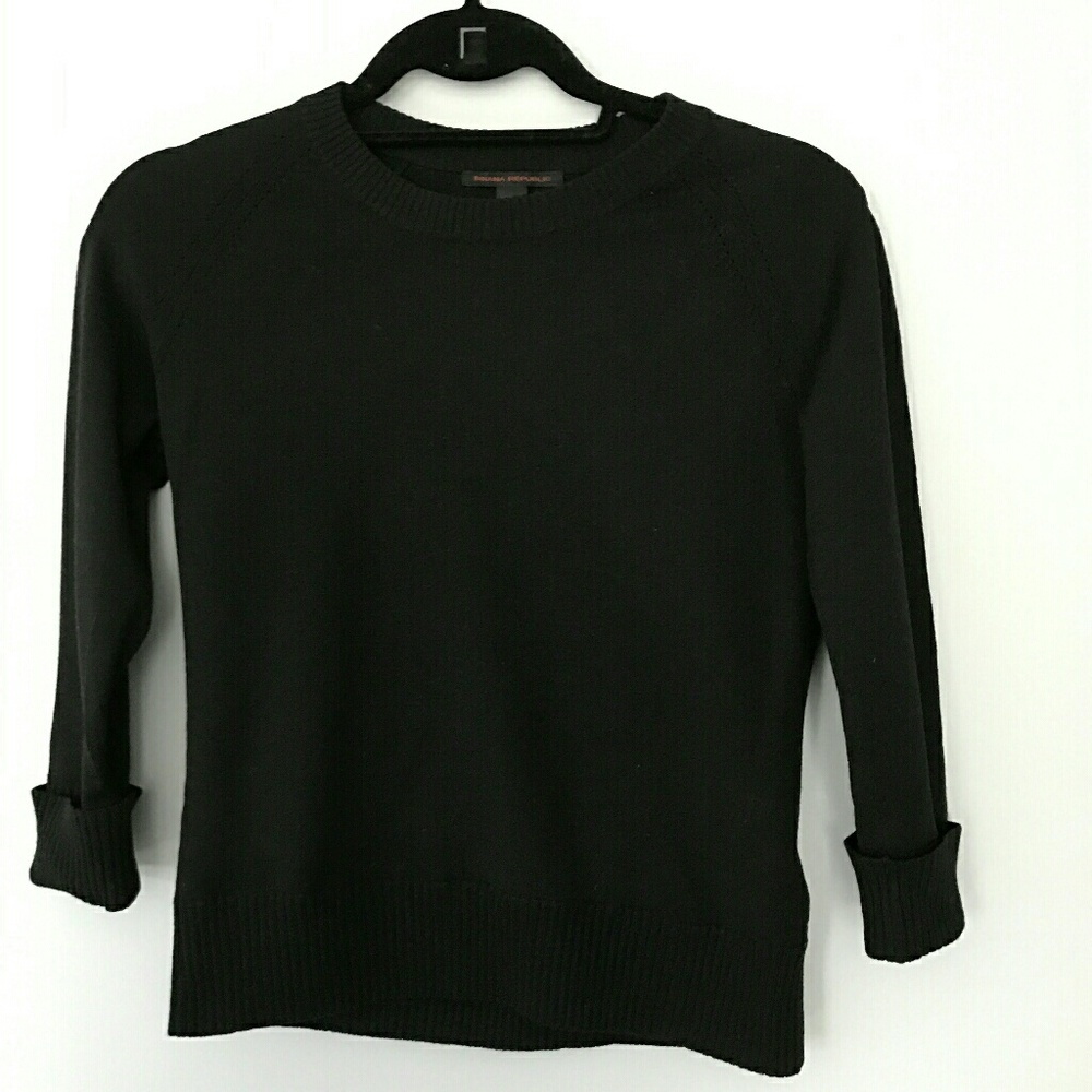Banana Republic 3/4 sleeve,  crew neck sweater