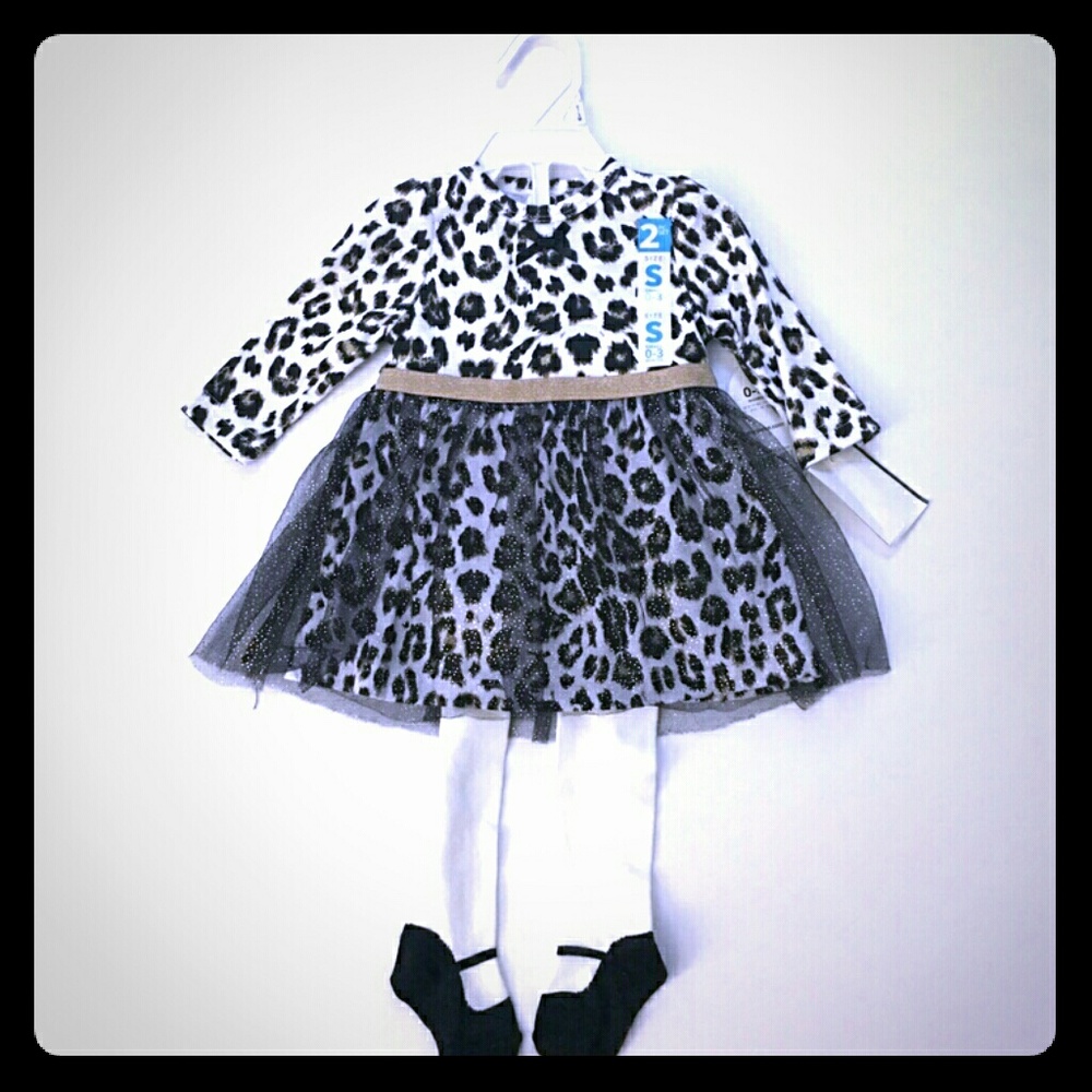BEAUTIFUL BONBEBE DRESS W/TIGHTS