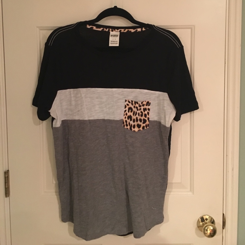 Pink Cheetah Pocket Tshirt