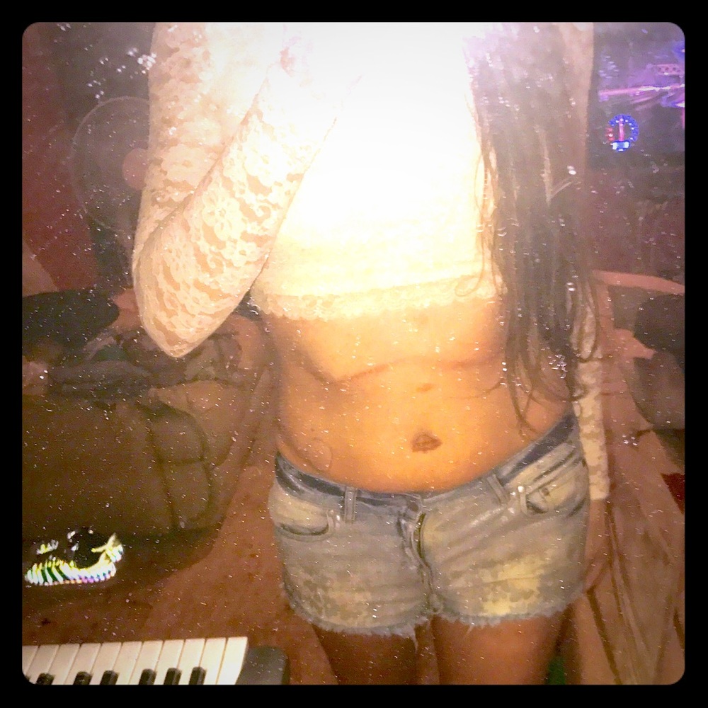 ~ f21 Long sleeve crop top ~*