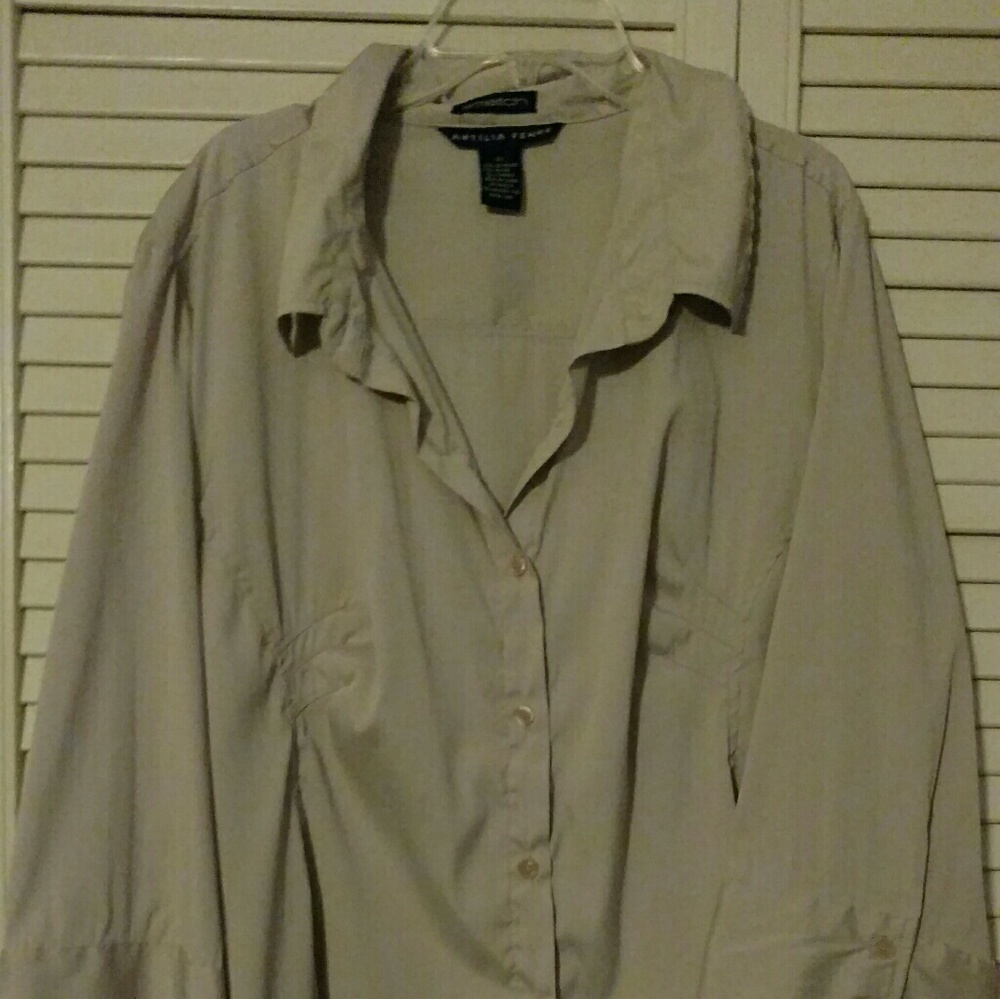 Cream blouse