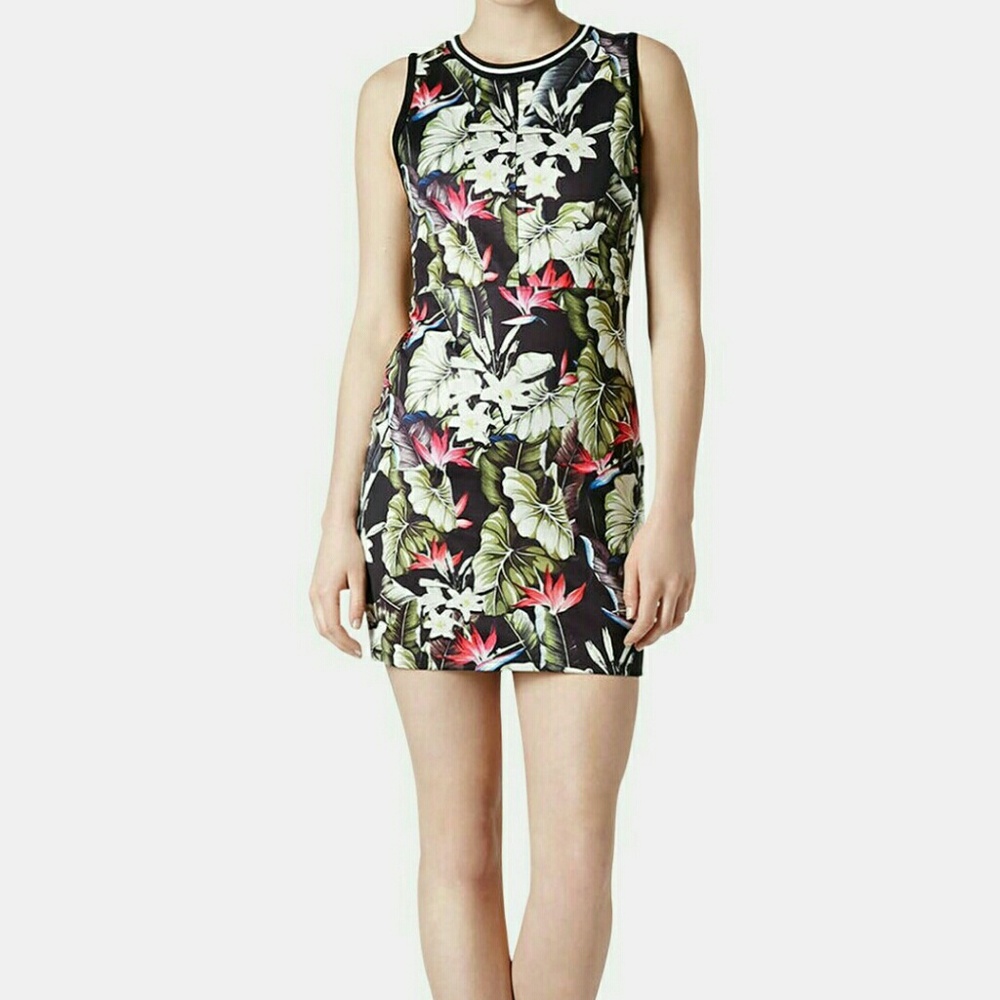 Topshop Island Life Bodycon Dress - Picture 3 of 8