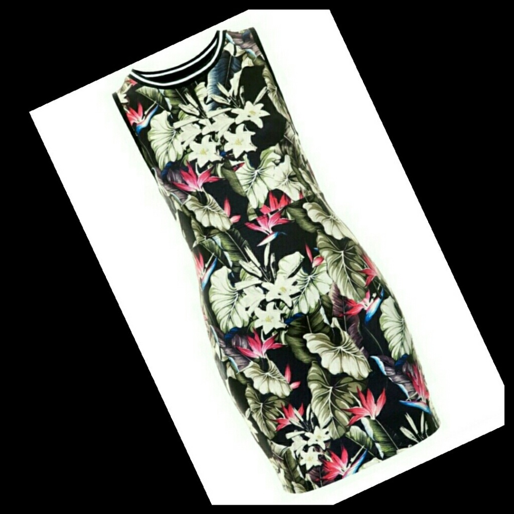 Topshop Island Life Bodycon Dress - Picture 4 of 8
