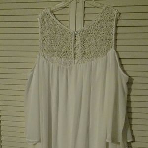 White off the shoulder dress