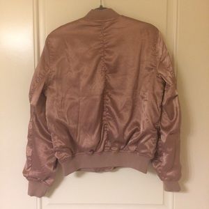 Nasty Gal Jackets & Coats - Rose Blush Pink Satin Bomber Jacket Nasty Gal Jackets & Coats - Rose Blush Pink Satin Bomber Jacket