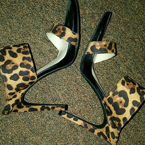 Women's Leopard Slip Ons