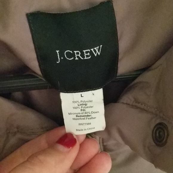 J Crew down vest - Picture 2 of 3