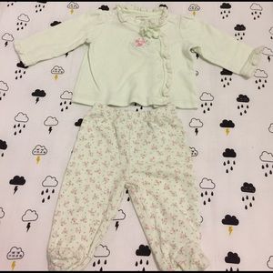 First Impressions baby girl pj set 0-3 months
