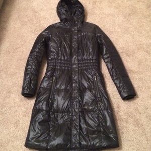 Knee length Omni heat black Columbia Jacket