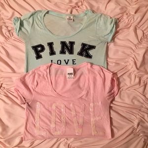 PINK by Victoria secret BUNDLE Tees