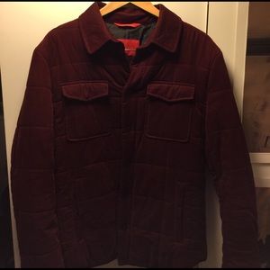 Jacket burgundy.