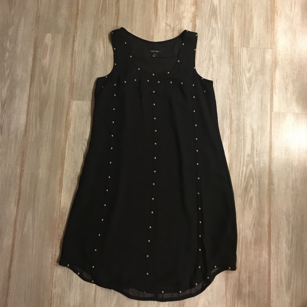 ivy + blu black sleeveless dress