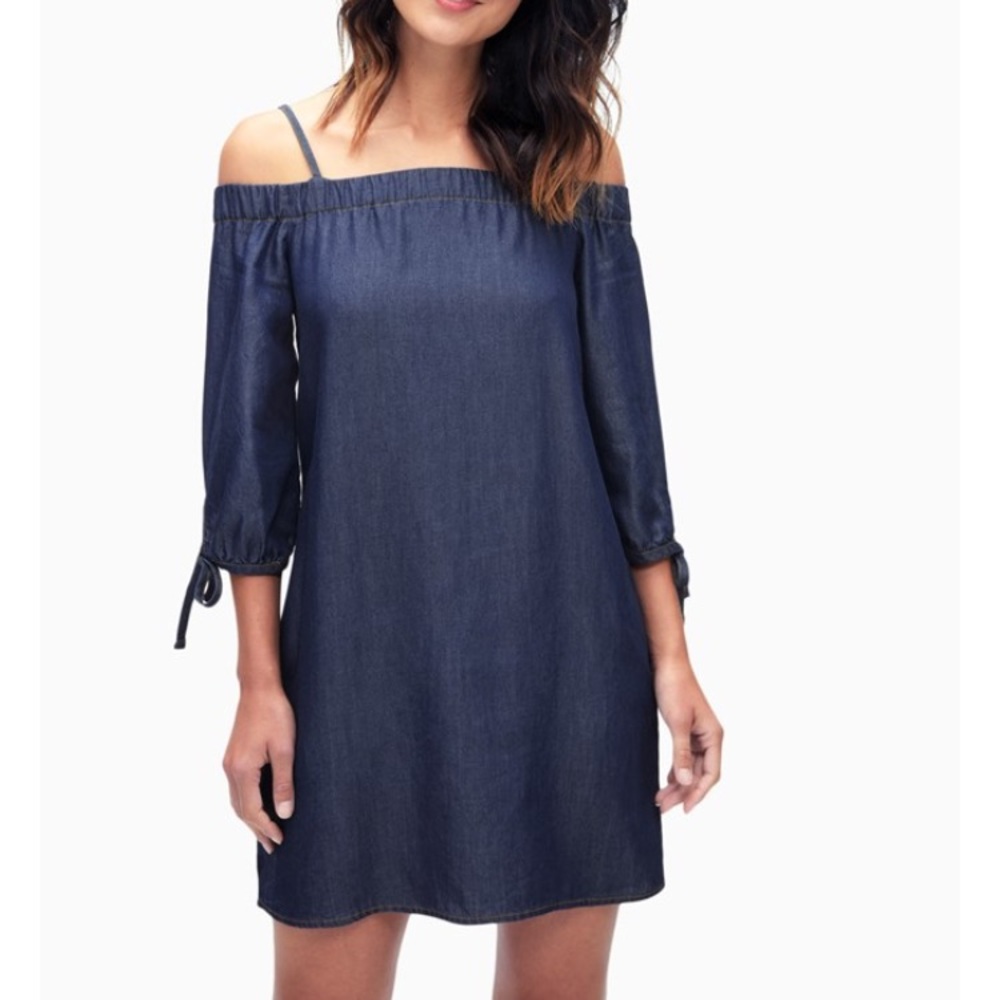 BRAND NEW Splendid Chambray Off Shoulder Dress👗